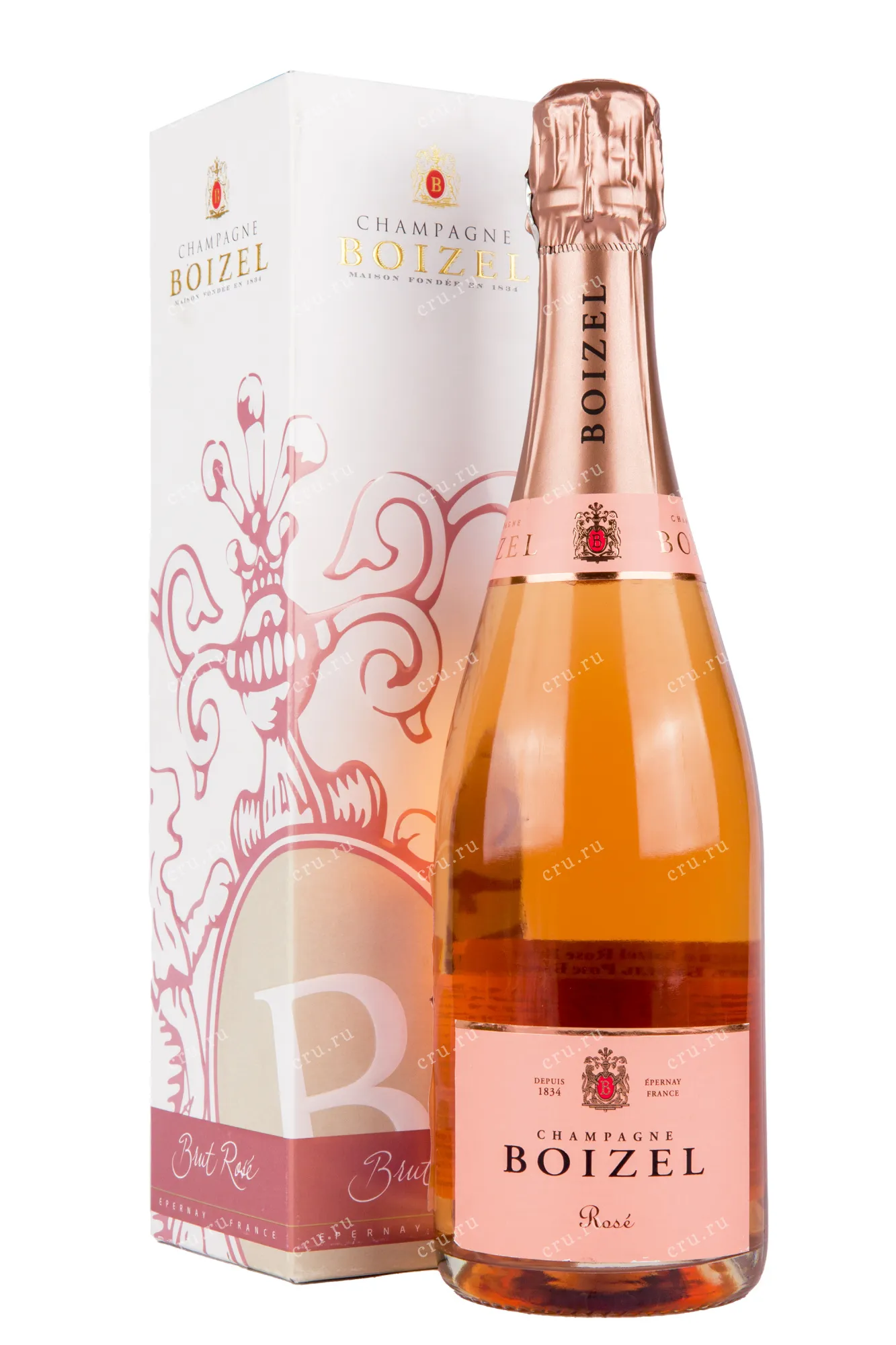Фото — Шампанское Boizel Brut Rose with  gift box  0.75 л