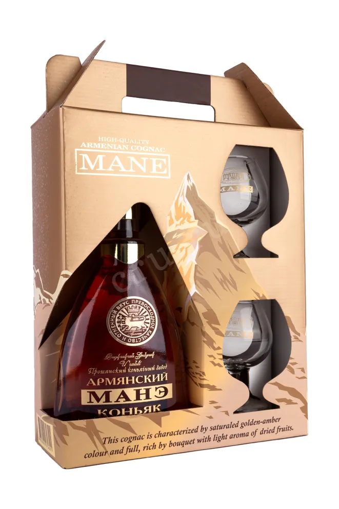 В подарочной коробке Mane 5 years with 2 snifters in gift box 0.5 л
