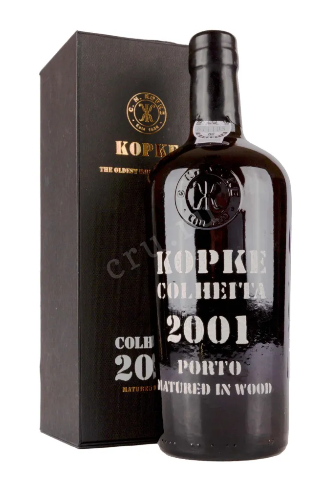 Портвейн Kopke Colheita 2001 Porto gift box 2001 0.75 л