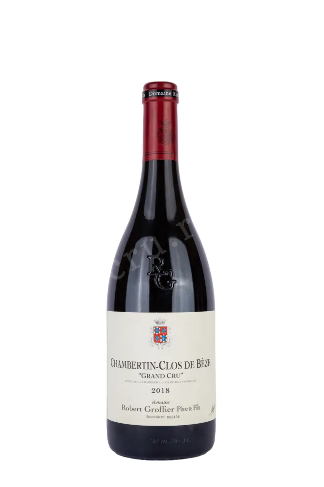 Вино Domaine Robert Groffier Pere & Fils Chambertin-Clos de Beze Grand Cru 2018 0.75 л