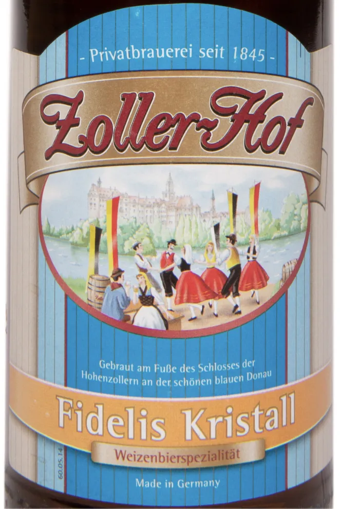 Этикетка Zoller-Hof Fidelis Kristall 0.5 л