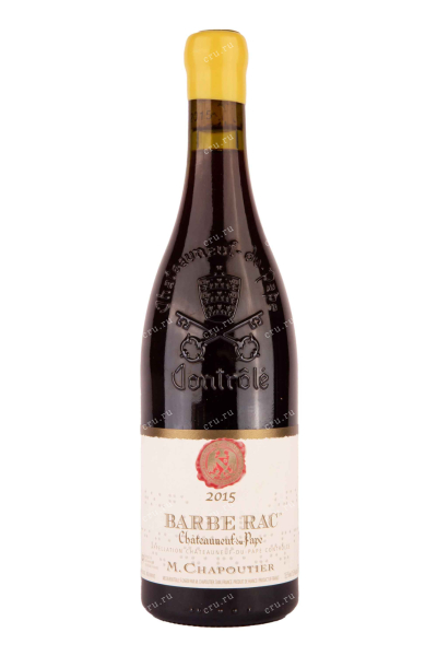 Вино M. Chapoutier Chateauneuf du Pape Barbe Rac 2015 0.75 л