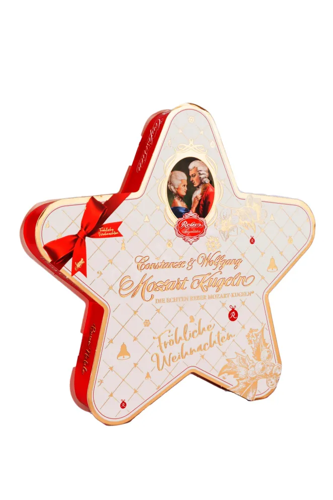 Конфеты Ребер Моцарт Шоколадне Ассорти Рождественская звезда 240 г