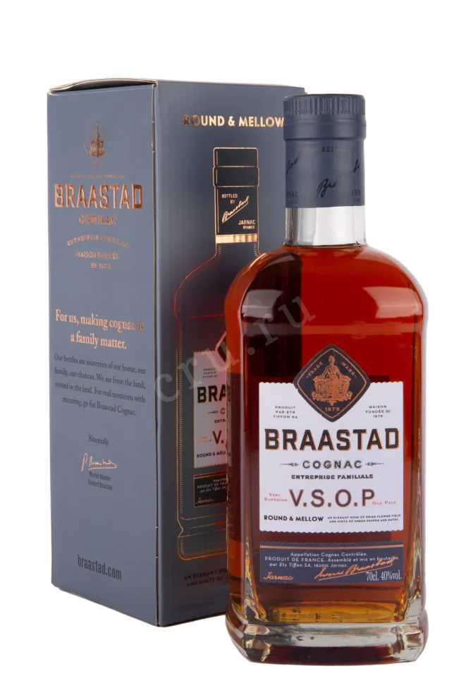 Коньяк Braastad VSOP gift box  0.7 л