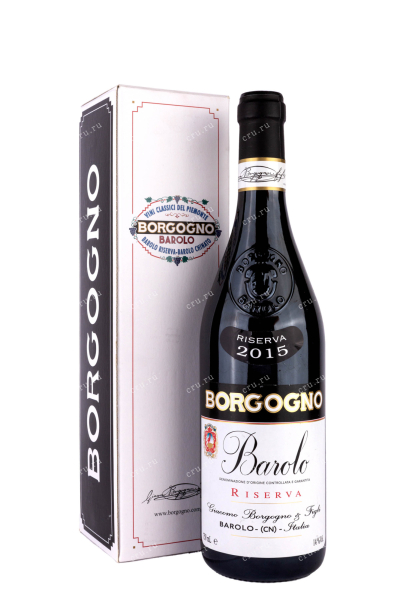 Вино Borgogno Barolo Riserva with gift box 2015 0.75 л