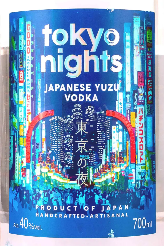 Водка Токио Найтс Японская Юзу  0.7 л