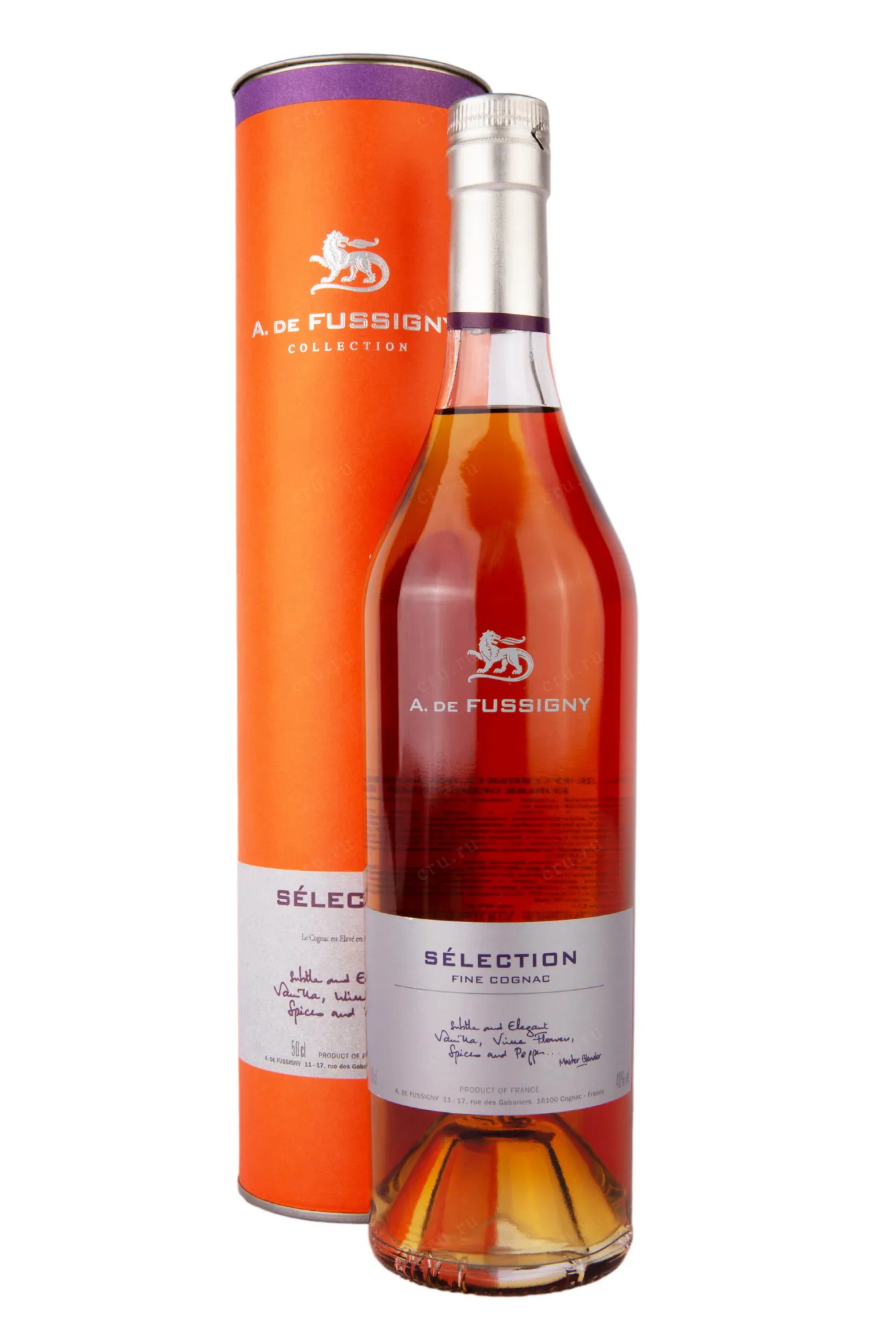 7. De fussigny selection 0. 5 л. Де фуссиньи селексьон. A de fussigny cellar blend vsop 0.