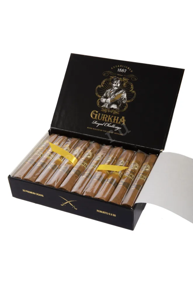 Коробка с сигарами Gurkha Royal Challenge Robusto