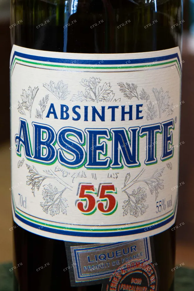 Этикетка Domaines de Provence Absente 55 0.7 л