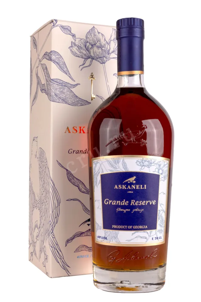 Коньяк Асканели Гранд Резерв 7 лет в подарочной упаковке  0.7 л