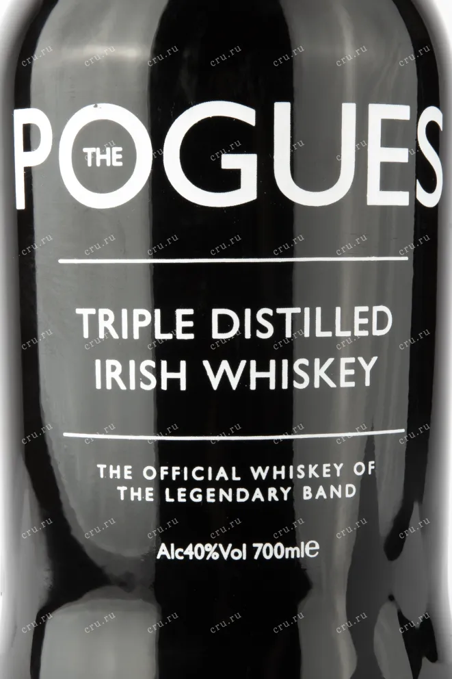 Этикетка виски The Pogues 0,7