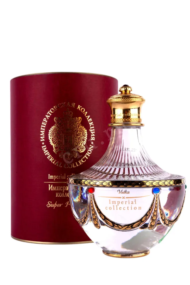 Водка Императорская Коллекция Супер Премиум графин в тубе   0.7 л