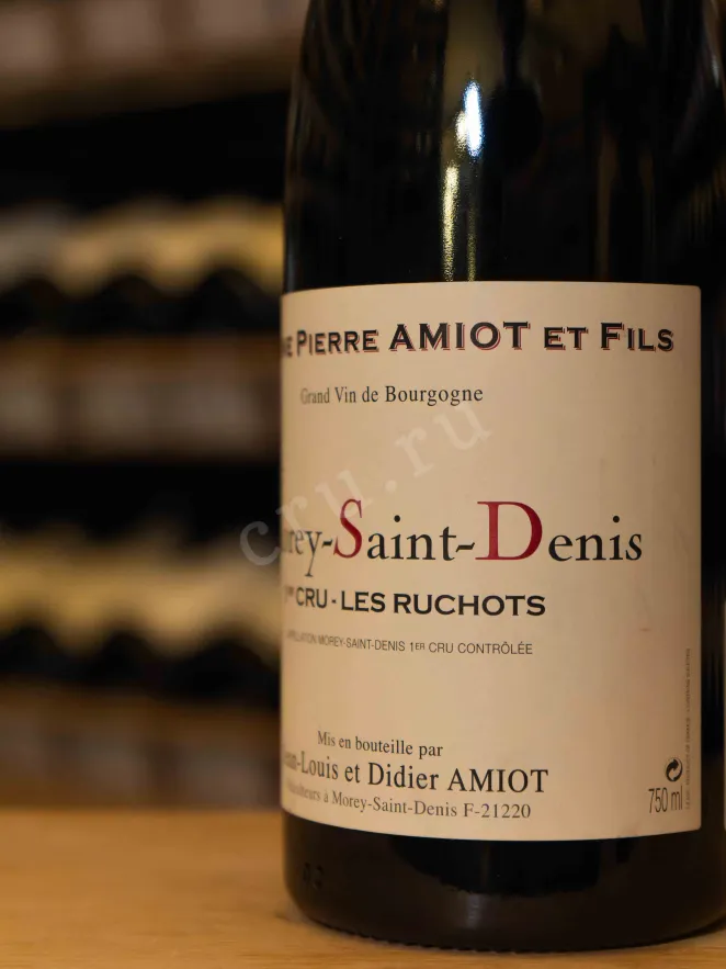 В магазине Крю Профи Morey-Saint-Denis 1er Cru Les Ruchots AOC Domain Pierre Amiott et Fills 2018 0.75 л