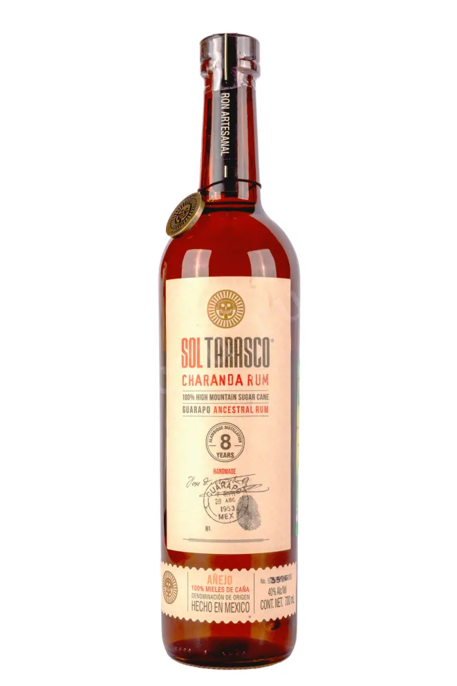 Ром Sol Tarasco Charanda 8 years old  0.7 л