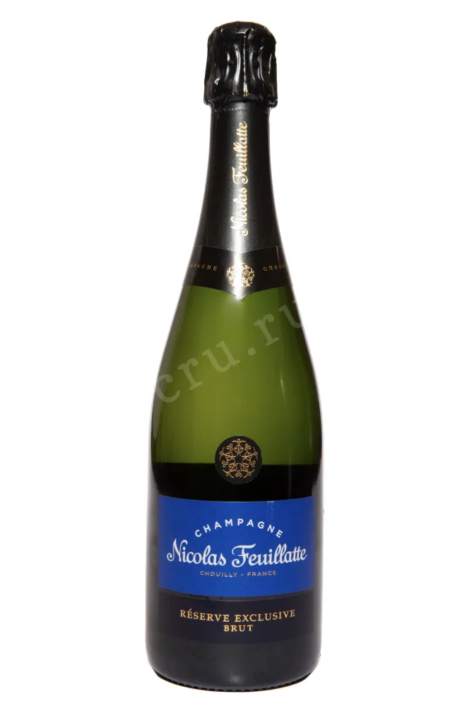 Бутылка Nicolas Feuillatte Reserve Exclusive Brut in gift box 2018 0.75 л