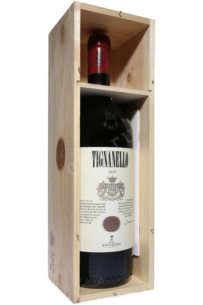 В деревянной коробке Antinori Tignanello Tosacana IGT in wooden box 2021 1.5 л