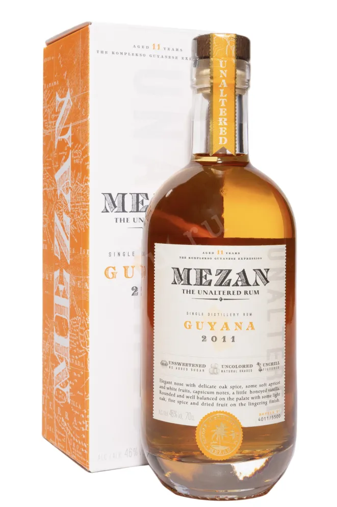 Ром Mezan Guyana 2011 in gift box 2011 0.7 л