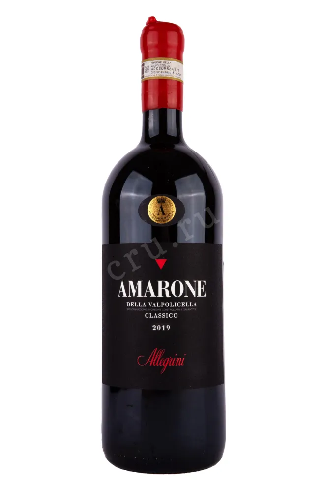 Бутылка Allegrini Amarone della Valpolicella Classico in wooden box 2019 1.5 л