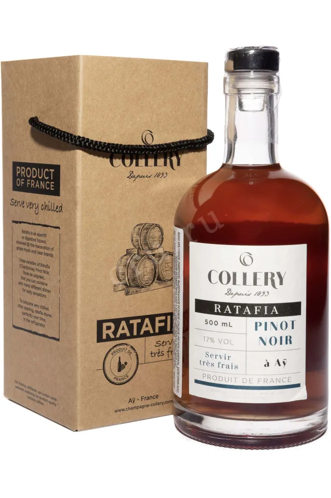Вино Collery Ratafia Pinot Noir a Ay in gift box  0.5 л