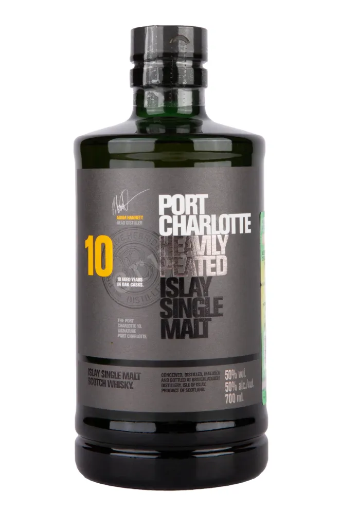 Виски Bruichladdich Port Charlotte Haevy Peated 10 in tube  0.7 л