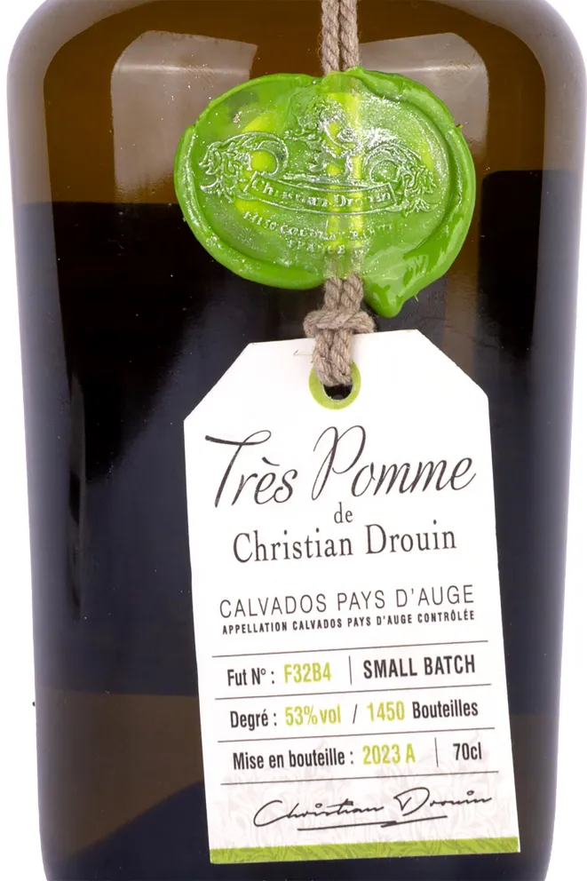 Этикетка Christian Drouin Tres Pomme 0.7 л