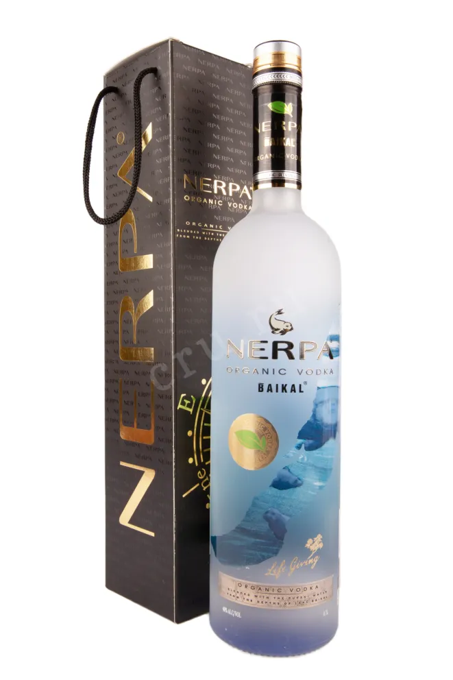 Водка Нерпа Органик в подарочной упаковке  0.7 л