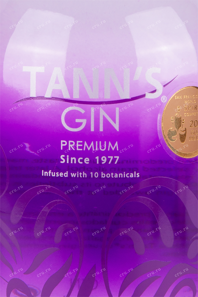 Джин Tann's Premium Gin Botanicals  0.7 л