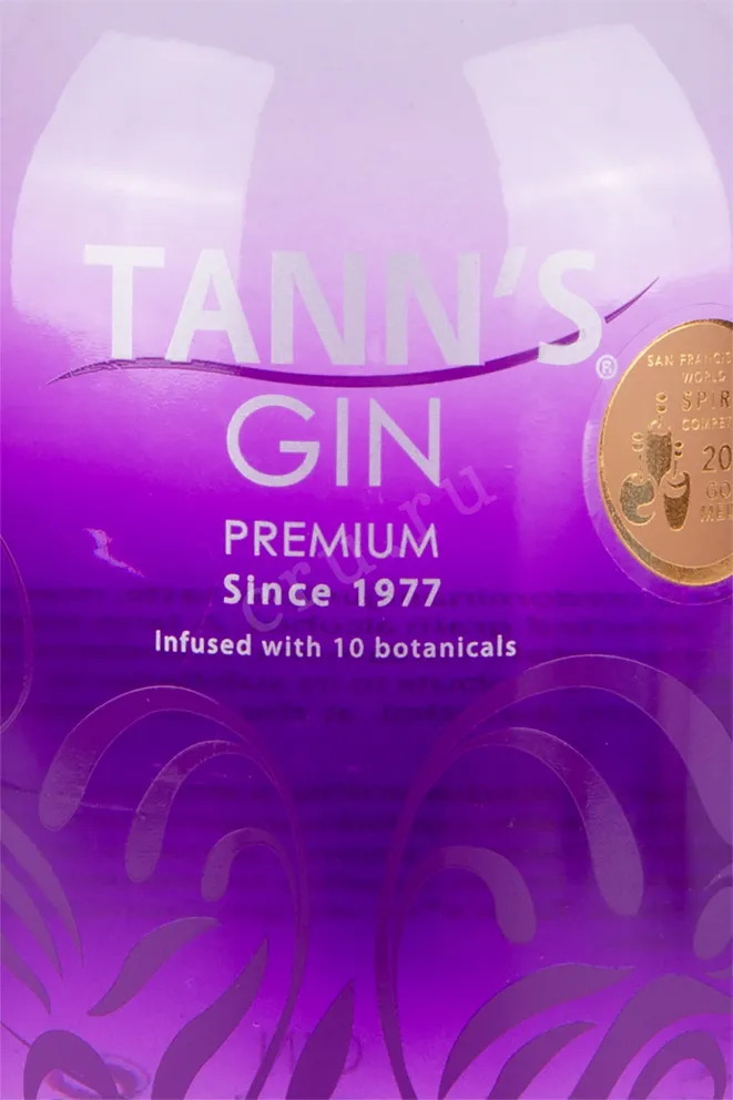 Джин Tann's Premium Gin Botanicals  0.7 л