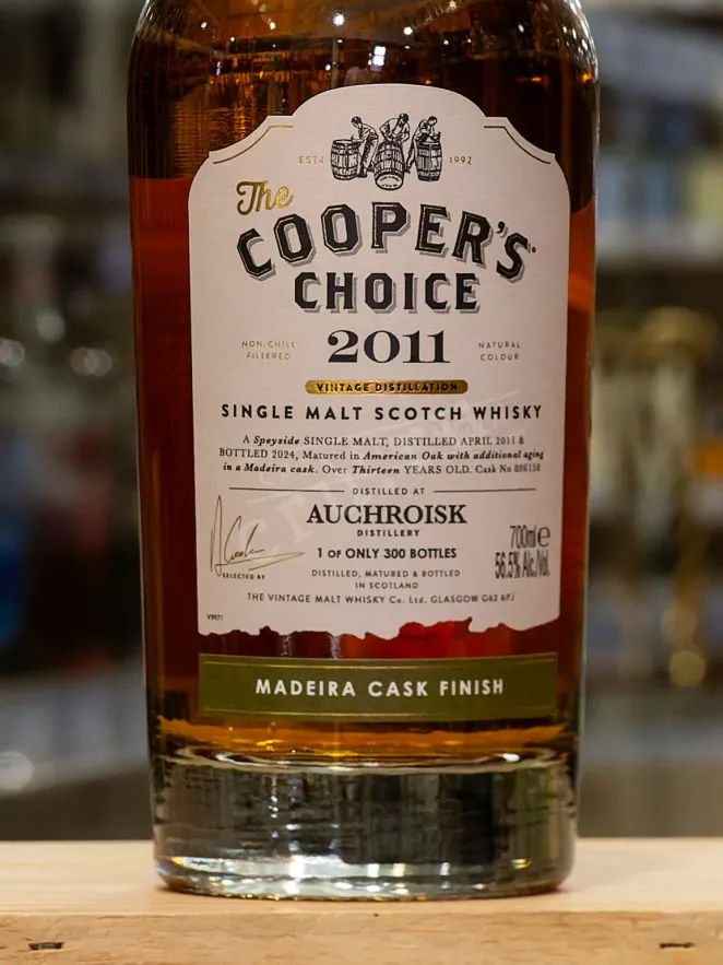 В магазине Крю Профи The Cooper's Choice Auchroisk Madeira Wine Cask Finish in gift box 2011 0.7 л