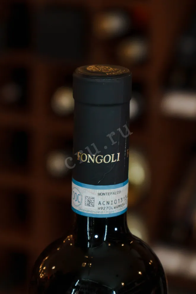 Пробка Fongoli Serpullo Montefalco Rosso Riserva DOC 2019 0.75 л