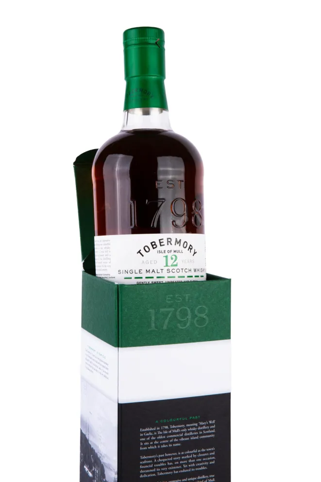 В подарочной коробке Tobermory Aged 12 years gift box 0.7 л