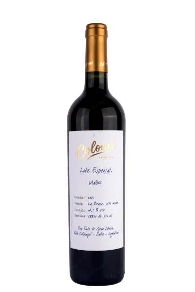 Вино Colome Lote Especial Malbec 0.75 л