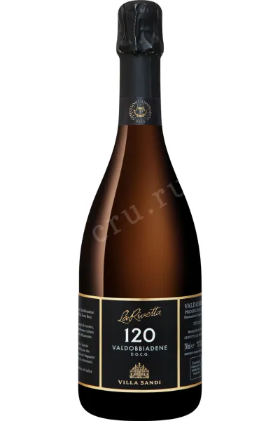 Игристое вино Villa Sandi La Rivetta 120 Prosecco di Valdobbiadene Superiore DOCG Extra Brut 2023 0.75 л