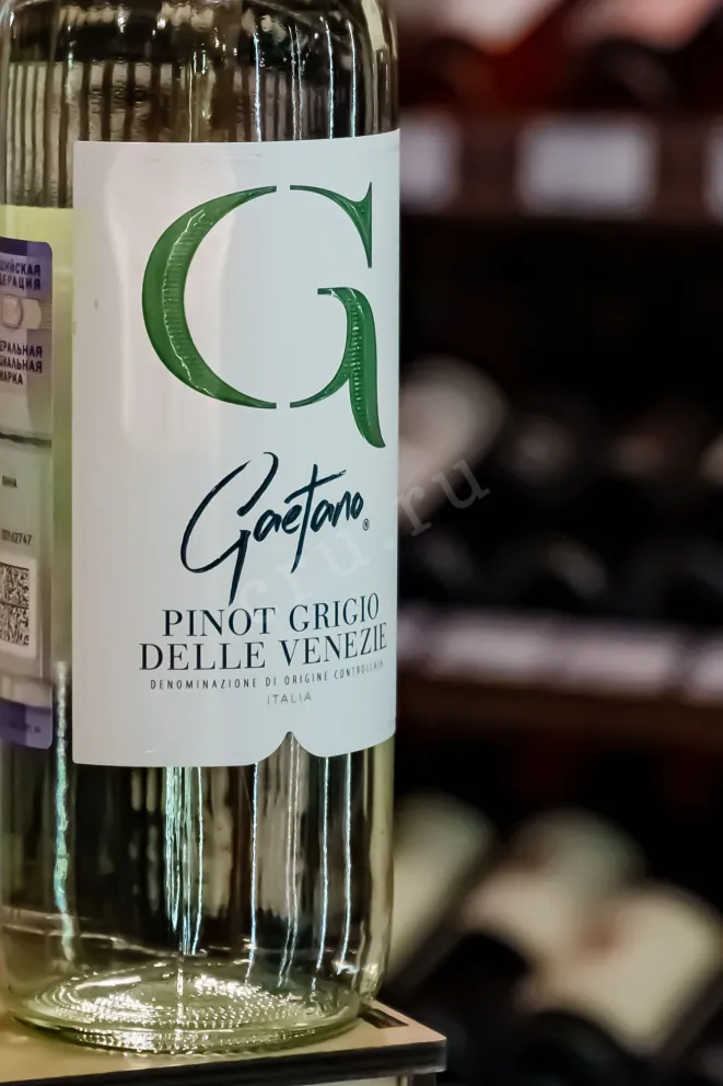В магазине Крю Профи Gaetano Pinot Grigio Delle Venezie DOC 2024 0.75 л