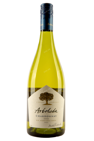 Вино Arboleda Chardonnay 2020 0.75 л