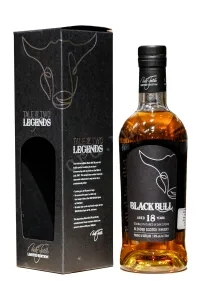 Виски Black Bull Blended 18 years old with gift box  0.7 л