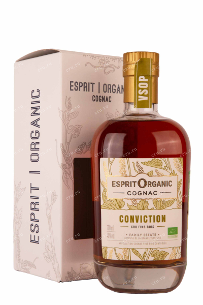 Коньяк Esprit Organic VSOP gift box   0.7 л