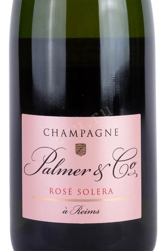 Этикетка Champagne Palmer & Co Rosé Solera gift box 0.75 л