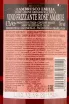 Контрэтикетка Lambrusco Menestrello Rose 2018 0.75 л