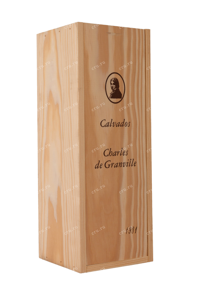 Деревянная коробка Charles de Granville wooden box 1981 0.7 л