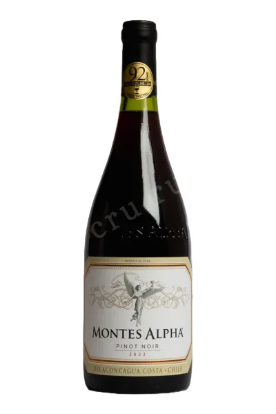 Вино Montes Alpha Pinot Noir DO 2022 0.75 л