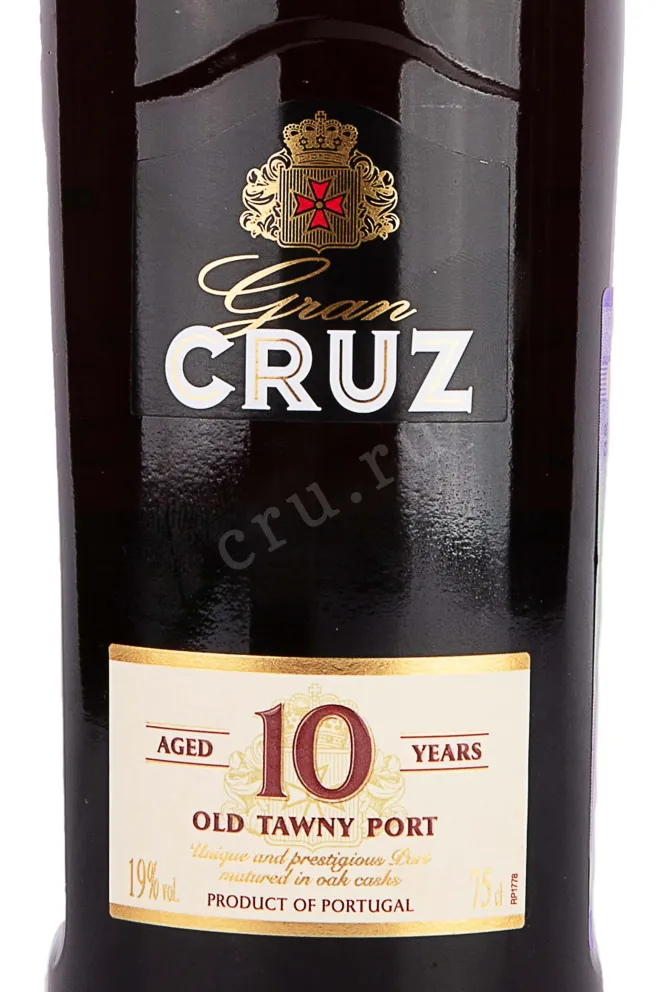 Этикетка Porto Cruz 10 Years 2011 0.75 л