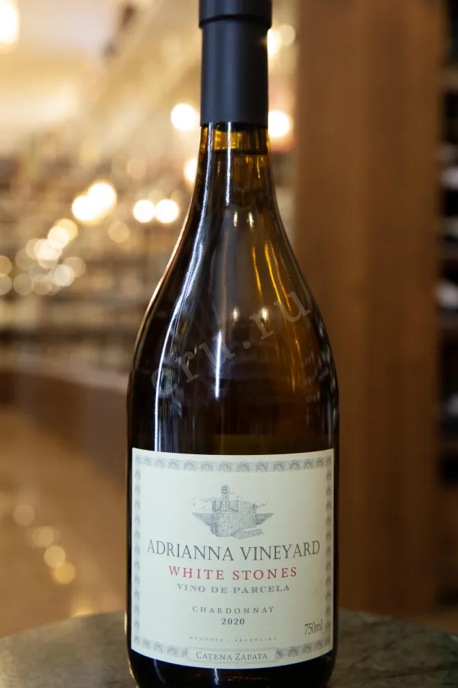 В магазине Крю Профи Catena Zapata Adrianna Vineyard White Stones Chardonnay 2020 0.75 л
