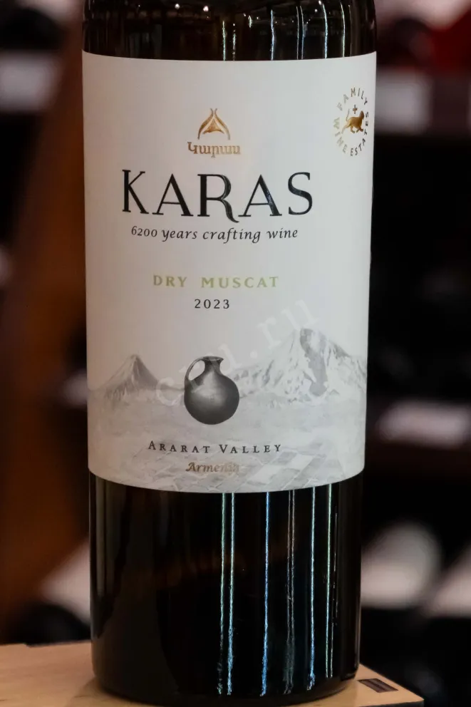 В магазине Крю Профи Karas White Dry Muscat 2023 0.75 л