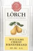 Этикетка Lorch Alter Williams-Christ-Birnen-Brand Bimmerle 0.7 л
