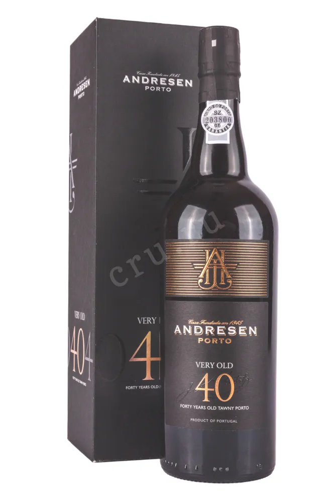 Портвейн Andresen Porto Very Old 40 years old gift box 1982 0.75 л