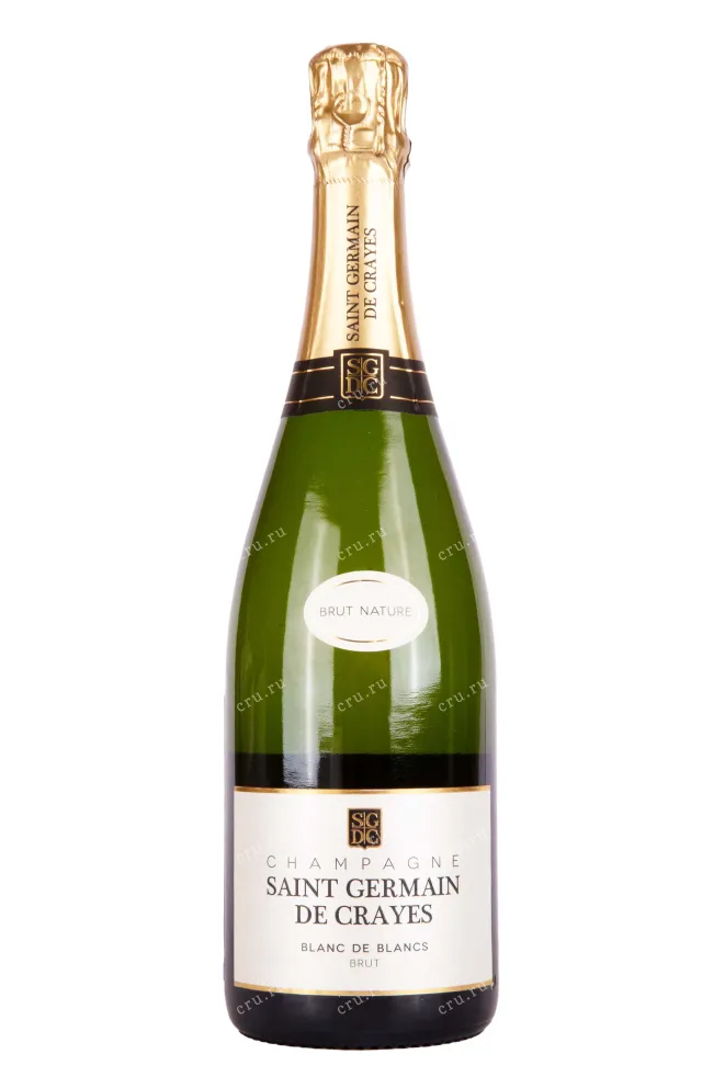 Бутылка Saint Germain de Crayes Blanc de Blancs Brut in gift box 2018 0.75 л