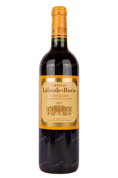 Вино Chateau Lalande Borie Saint-Julien 2012 0.75 л