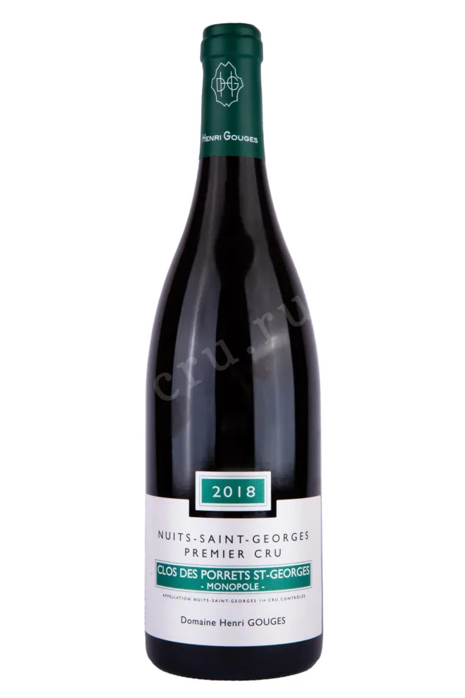Вино Domaine Henri Gouges Nuits-St-Georges 1er Cru Clos des Porrets St-Georges 2018 0.75 л