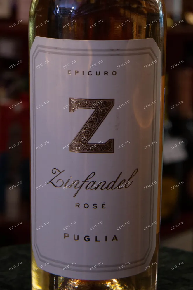 Этикетка Zinfandel Puglia IGP rose 2023 0.75 л